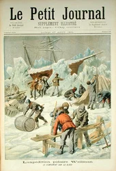 The Polar Expedition of Walter Wellmann (1858-1934) from Le Petit Journal, 27th August 1894