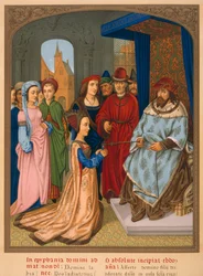 The Queen of Sheba before Solomon