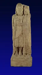The Return of the Crusader, Hugh de Vaudemont Embraced by His Wife, from the Cloister of the Priory of Belval, near Portieux, in Lorraine