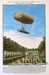 The Robert Airship over Saint Cloud, Paris, 15th July 1784