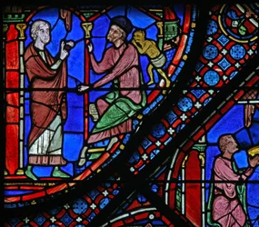 The St James Window: Filetus Tells Almoniges (Hermoniges) of His Conversion