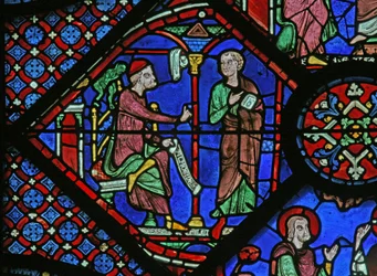 The St James Window: The Magician Almoniges (Hermoniges) Sends His Disciple Filetus to St James