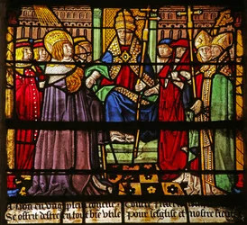 The St Louis Window: Louis at the Council of Lyon
