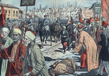 The Turkish Army Made Their Solemn Entrance to Constantinople, Evacuated a Few Days Before by the Allies. 