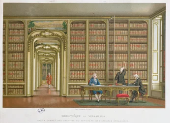 The Vergennes library in chateau de Versailles