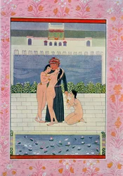 The Wedding of Hassan Badreddine, illustration from The Arabian Nights, 1895