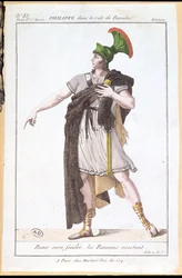 The actor Philippe in the role of Romulus