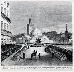 The arrival in Algiers of Charles Lavigerie, the new Archbishop of the town, 15 May 1867