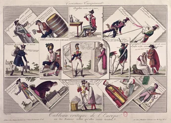 The different peoples of Europe, c.1810