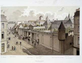 The entrance to the Palais in 1770 - in 
