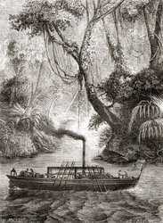The first successful trial run of John Fitch