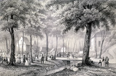 The fountain of Dinan (Cote d