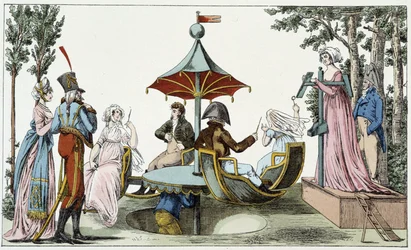 The Fun of the Chinese Ring Game in the Garden of Tivoli