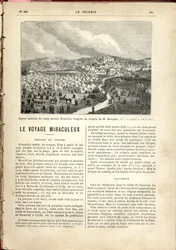 The general appearance of the camp in front of Nazareth, based on a sketch by M. Mougeot