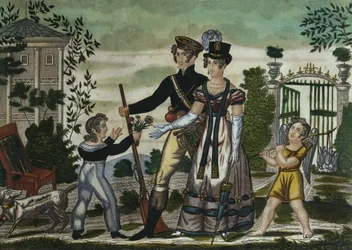The hunters return, plate 4