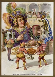 The King of the Lilliputians Throws a Banquet for Gulliver