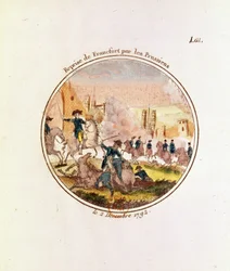 The retaking of Frankfurt by the Prussians, 2nd December 1792