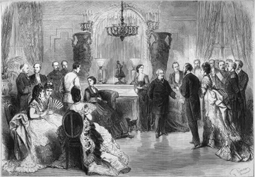 The Salon of Adolphe Thiers (1797-1877) at Chalet Cordier de Trouville