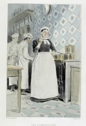 The servants: the cook - in 