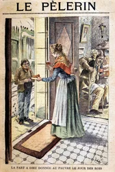 The share of God given to the poor on the day of kings - in 
