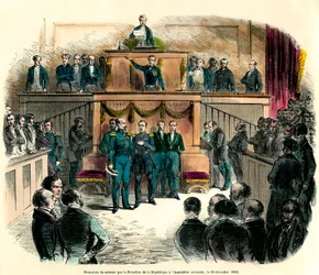 The Swearing-In of Louis Napoleon III at the National Assembly on 20 December 1848