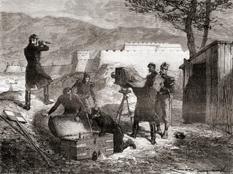 The Use of Photography by the French Army During the 19th Century, from Les Merveilles de la Science, Published c.1870