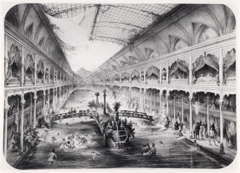The water gymnasium of the Champs-Elysees at Paris, 1847
