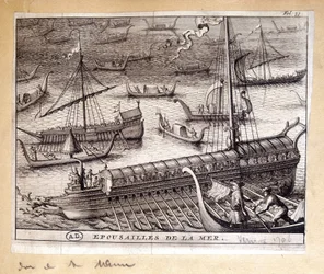 The wives of the Doge of Venice with the sea in 1706