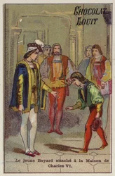 The young Bayard attached to the house of Charles VI