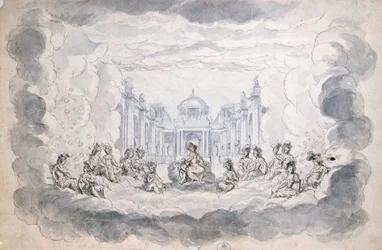 Theatre scene, late 17th century