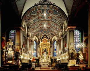 Thierenbach - Interior of the Cathedrale Notre-Dame de Alsace - La Nef
