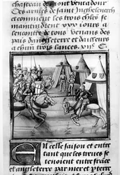 Thirty Day Tournament, from Froissart