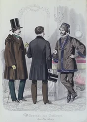 Three Elegant Young Men, December, 1856