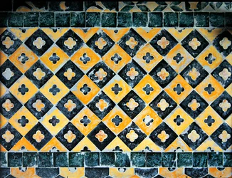 Tiles from the Chapel of Saint Cucuphas
