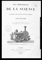 Title Page of Les Merveilles de la Science by Louis Figuier, published by Furne and Jouvet, 1867