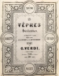 Title Page of the Score I Vespri Siciliani