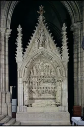 Tomb of Dagobert I, restored by Adolphe Victore Geoffrey-Dechaume