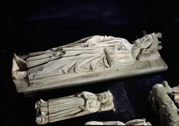 Tombs of Robert II (c.970-1031) the Pious and Jean I (b & d 1316) the Posthumous, 13th-14th century