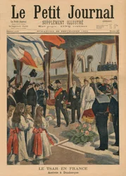 Tsar Nicolas II in France, Arriving at Dunkirk, Front Cover Illustration from 