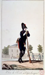 Uniform: a student of the Polytechnic School in the 19th century