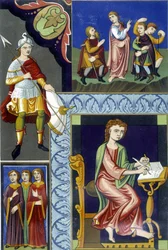 Various Costumes of the 9th Century