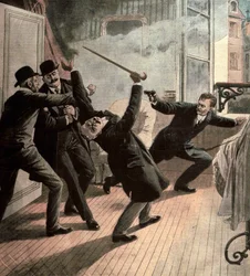 Various facts: the anarchist Jules Bonnot, leader of the Bonnot Gang, killed Louis Jouin 1912