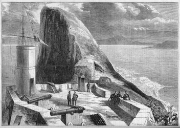 View of Gibraltar taken from the Signal Tower