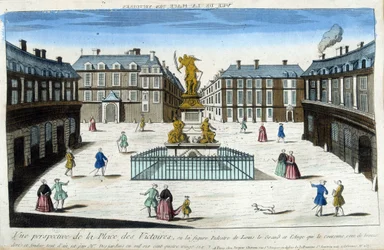View of Place des Victoires in Paris - Optical View
