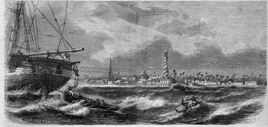 View of Pondicherry (India)