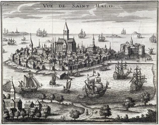 View of St Malo - Anonymous Engraving
