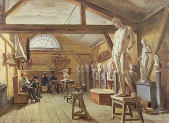 View of a Studio in an Art School