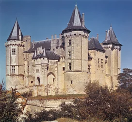 View of the Chateau, rebuilt in 1227 by St. Louis and strengthened in 16th century by Bartolommeo