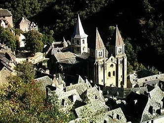 View of the Church of St. Foy, Built c.1140