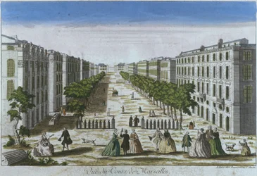 View of the cours, Marseille, France